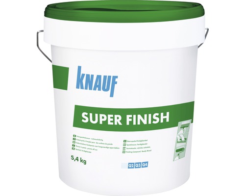 Feinspachtelmasse Knauf Super Finish weiß 5,4 kg verbrauchsfertig