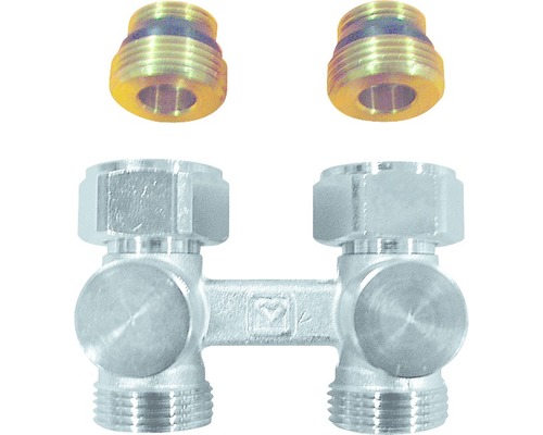 Heizkörperhahnblock Herz 1/2" Heizkörperhahnblock Herz 1/2"