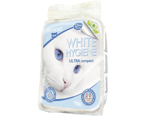 Katzenstreu SIVOCAT White Hygiene ultra 12 l, klumpend mit Duft Sivocat White Hygiene Ultra Compact Katzenstreu, 12 Liter