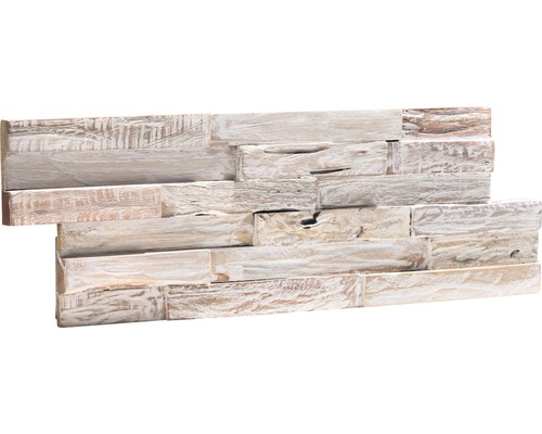 Holzverblendsteine aus Teakholz
