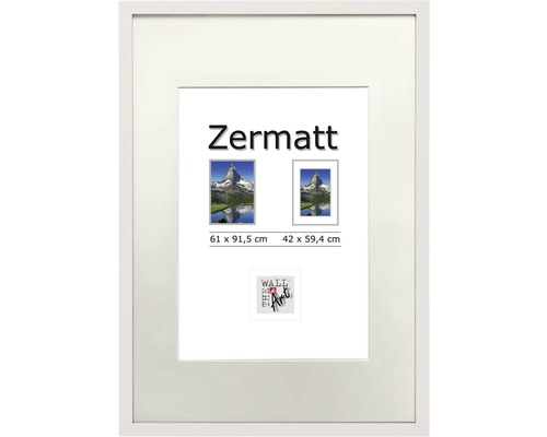HEART ART Posterrahmen Schwarz, 61x91 Cm – Mit Passepartout Für 45,7x61 Cm, Einfach Aufzuhängen