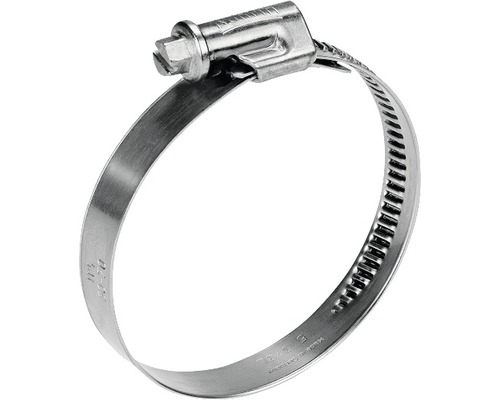 Schlauchschelle TORRO mit Wellfeder 40-60 mm, 25 St. Schlauchschelle aus Metall mit Schraube