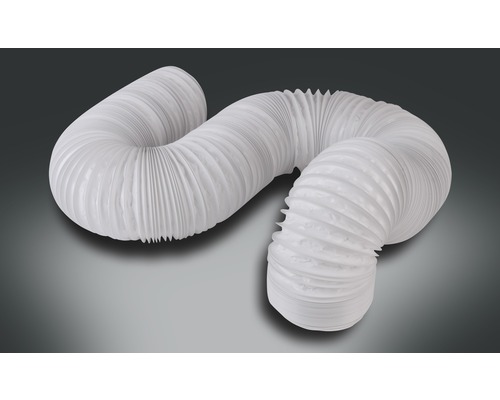 Rotheigner PVC-Schlauch mit Stahlspirale NW 125 L = 2000 mm Flexibler, gewellter Abluftschlauch aus Kunststoff