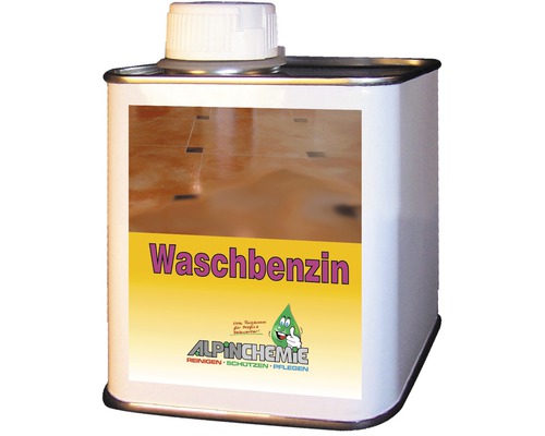 Waschbenzin in einer Metallflasche