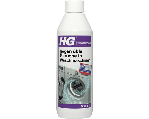 HG Waschmaschinen-Reiniger, bekämpft üble Gerüche 0,55 kg HG Reiniger gegen üble Gerüche in Waschmaschinen, 550 Gramm