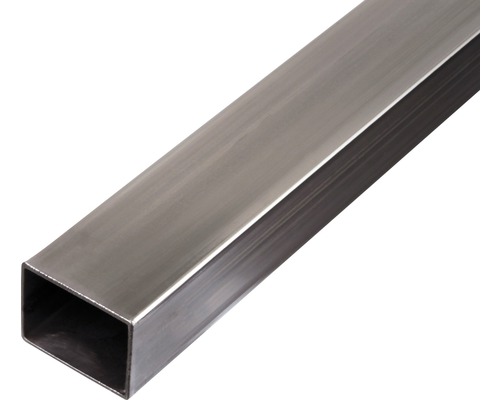 Rechteckrohr Stahl 40x20x2 mm, 1 m
