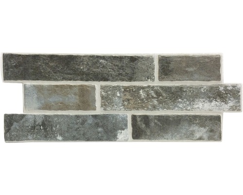 Feinsteinzeug Verblendstein Klimex UltraStrong Milano 16,0x40,0 cm anthrazit