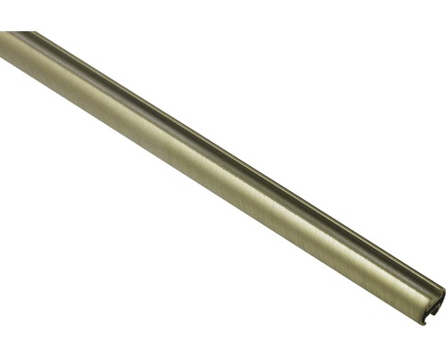 Vorhangstange mit Innenlauf II Kira champagner 160 cm Ø 19 mm Metallisches Übergangsprofil