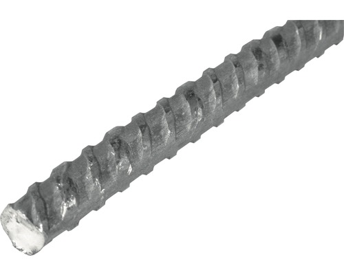 Rundstange geriffelt Stahl Ø 10 mm, 3 m