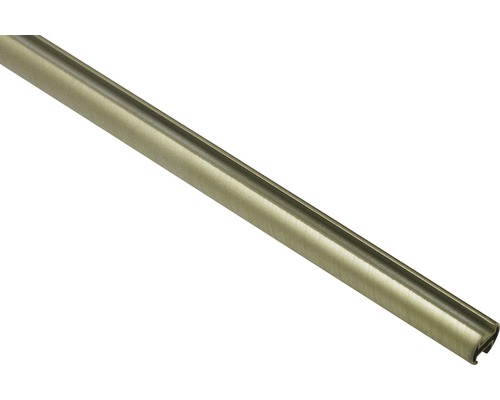 Vorhangstange mit Innenlauf II Kira champagner 240 cm Ø 19 mm Dekorprofil aus Metall