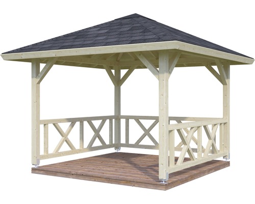 Holz Pavillon mit Dachschindeln