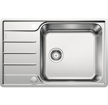 Spüle aus Edelstahl mit Abtropffläche