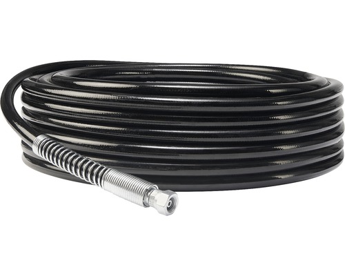 Wagner Control Pro Schlauch 15 m für Farbsprühsysteme Aufgerollter Druckluftschlauch mit Spiralfederknickschutz