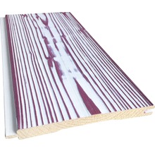 Faseprofil Fichte strukturiert rot/weiß 13,5x145x2500 mm-thumb-0 Faseprofil Fichte strukturiert rot/weiß 13,5x145x2500 mm-thumb-0