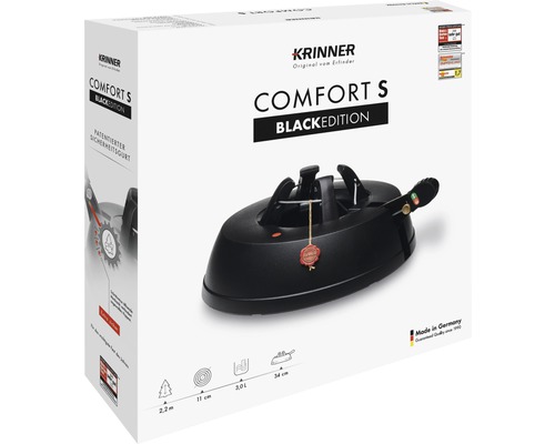 Krinner Comfort S Black Edition Christbaumständer in Originalverpackung