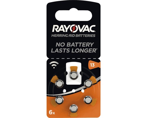 Rayovac Hörgeräte-Batterie V13 Acoustic 6 Stück