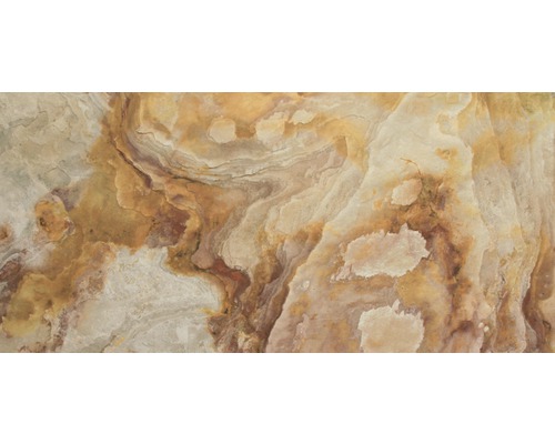 Naturstein Schieferplatte Slate-Lite EcoStone TL Falling Leaves 61,0x122,0 cm beige rot