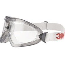 3M Logo auf einer grauen Schutzbrille mit verstellbarem Kopfband