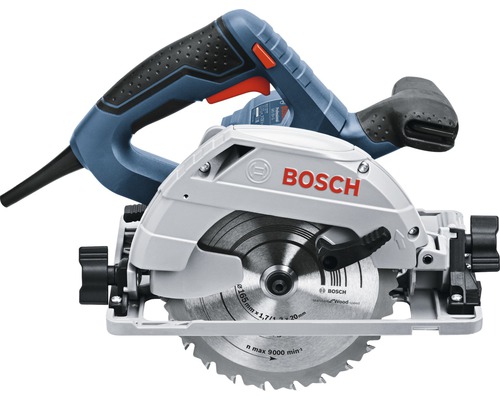 Handkreissäge Bosch Professional GKS 55+ G inkl. 1 x Kreissägeblatt (Standard for Wood speed, 165 x 1,7 x 20 mm, 12 Zähne)