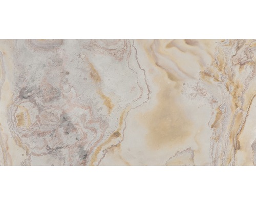 Naturstein Schieferplatte Slate-Lite EcoStone 61,0x122,0 cm grau gelb
