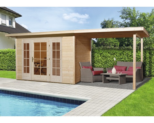 Gartenhaus weka Panorama inkl. Fußboden Unterkonstruktion Fenster Schleppdach 590 x 299 cm Gartenhaus weka Panorama inkl. Fußboden Unterkonstruktion Fenster Schleppdach 590 x 299 cm
