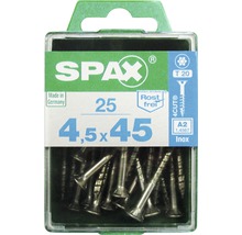 Spax Universalschraube, Edelstahl A2, Senkkopf T 20, Holz-Teilgewinde, 4,5x45 mm, 25 Stück-thumb-0