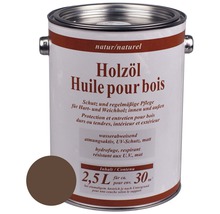 Holzöl im 2,5 Liter Gebinde für den Schutz und die Pflege von Holz