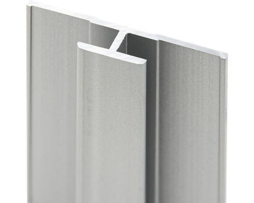 Flächenverbinder Schulte Decodesign 2100 mm alu-natur für 3 mm Duschrückwände Aluminium H-Profil für Bauprojekte