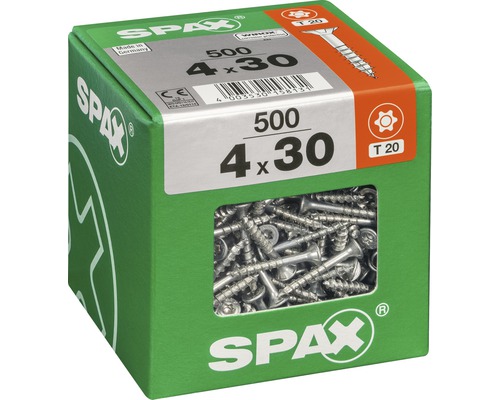 Paket mit 500 Spax Schrauben 4 x 30