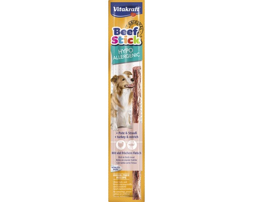 Vitakraft Beef Stick hypoallergener Hundesnack mit Truthahn und Strauß