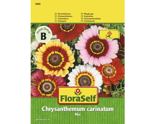 FloraSelf Chrysanthemum carinatum Mix Saatgutpackung
