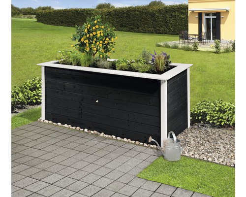 Hochbeet klassisch weka Profi 669 C mit innenliegender Noppenbahn und Wühlmausschutzgitter 218x92x81 cm anthrazit Hochbeet klassisch weka Profi 669 C mit innenliegender Noppenbahn und Wühlmausschutzgitter 218x92x81 cm anthrazit