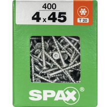 Spax Universalschraube Senkkopf Stahl gehärtet T 20, Holz-Teilgewinde 4x45 mm, 400 Stück-thumb-0