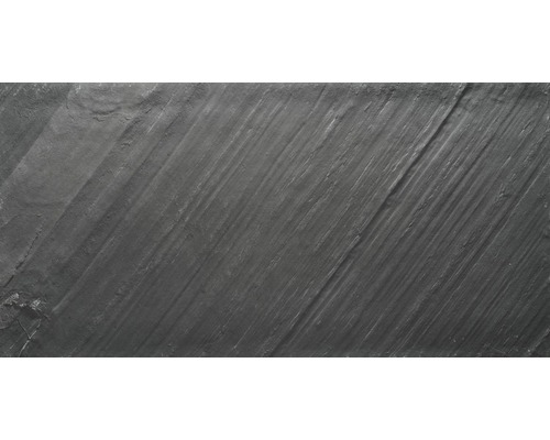 Naturstein Schieferplatte Slate-Lite EcoStone D-Black 45° 120,0x240,0 cm anthrazit