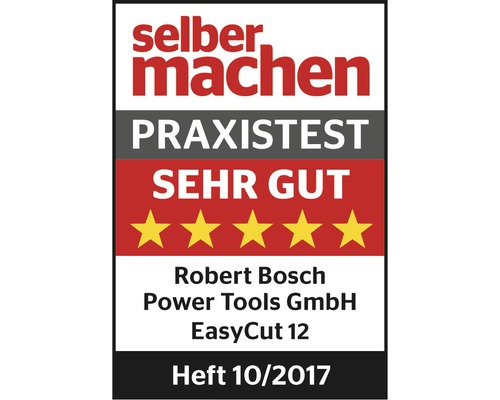 Selber Machen Praxis Test Sehr Gut, Robert Bosch Power Tools EasyCut 12, Heft 10/2017