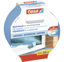 Tesa Malerkreppband für den Außenbereich, UV- und wetterbeständig, 25 Meter x 38 Millimeter