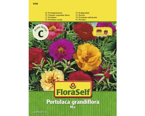 Portulakröschen 'Mix' FloraSelf samenfestes Saatgut Blumensamen