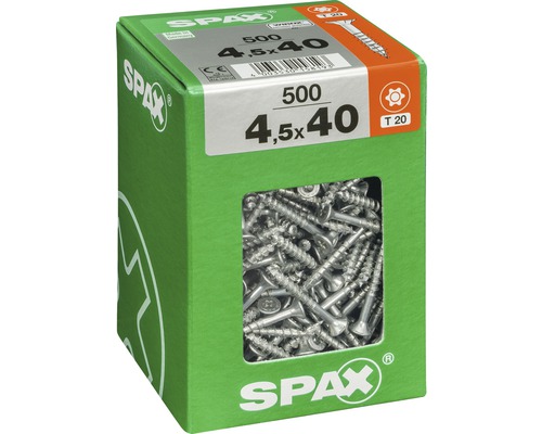 Schrauben der Größe 4,5x40 in einer 500er Packung