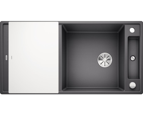 Spüle aus Silgranit mit Schneidebrett