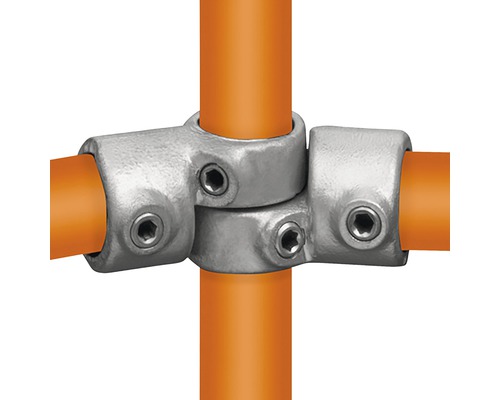Buildify Winkelgelenk Rohrverbinder für Gerüstrohr aus Stahl verstellbar Ø 33 mm