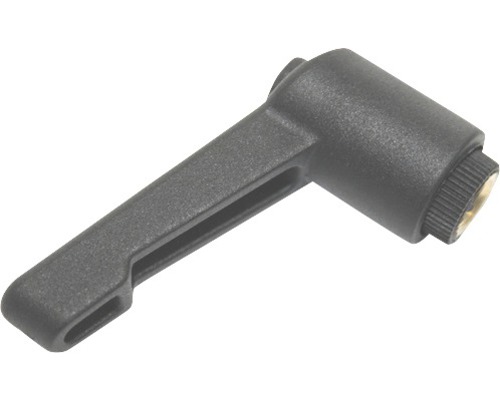 Klemmhebel mit Mutter R=78 M10 mm, schwarz 10 Stück Knebelschraube