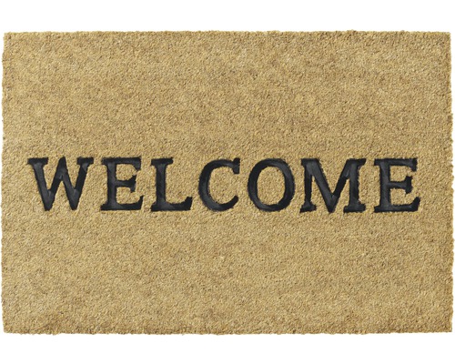 Fußmatte mit Willkommensaufschrift