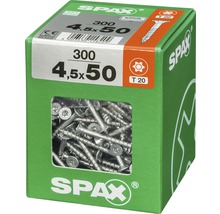 Spax Universalschraube Senkkopf Stahl gehärtet T 20, Holz-Teilgewinde 4,5x50 mm, 300 Stück-thumb-1