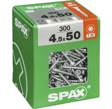 Spax Universalschraube Senkkopf Stahl gehärtet T 20, Holz-Teilgewinde 4,5x50 mm, 300 Stück-thumb-2
