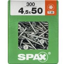 Spax Universalschraube Senkkopf Stahl gehärtet T 20, Holz-Teilgewinde 4,5x50 mm, 300 Stück-thumb-0