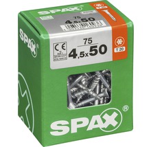 Spax Universalschraube Senkkopf Stahl gehärtet T 20, Holz-Teilgewinde 4,5x50 mm, 75 Stück-thumb-2