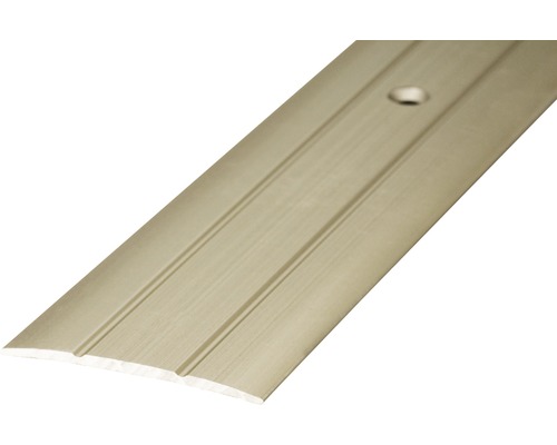 Prinz Übergangsprofil Alu Edelstahl matt gelocht 38 x 1000 mm Übergangsprofil aus Metall mit Befestigungsloch