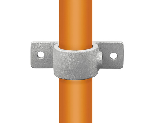 Buildify Befestigungsring mit Flansch für Gerüstrohr aus Stahl Ø 33 mm