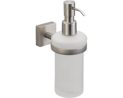Seifenspender Lenz Sky mit Halter nickel matt Seifenspender Lenz Sky mit Halter nickel matt