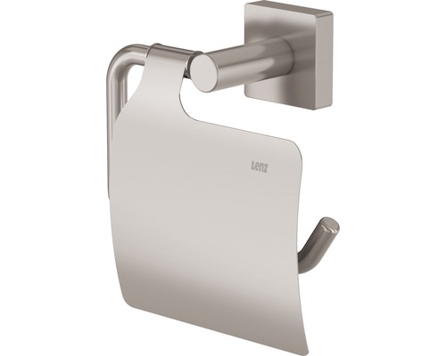 Toilettenpapierhalter Lenz Sky mit Deckel Nickel matt Toilettenpapierhalter Lenz Sky mit Deckel Nickel matt